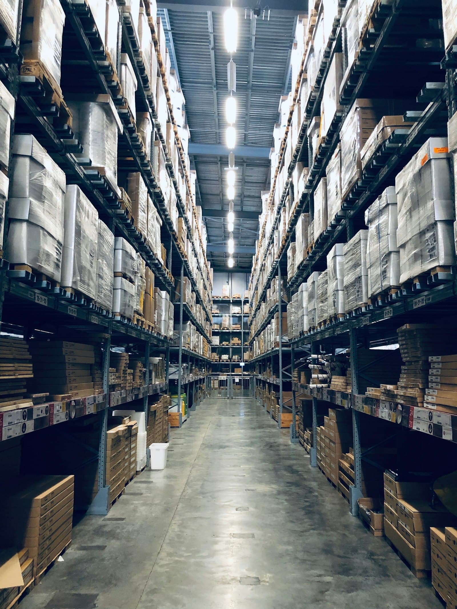 Inside an Aman Cargo Movers warehouse